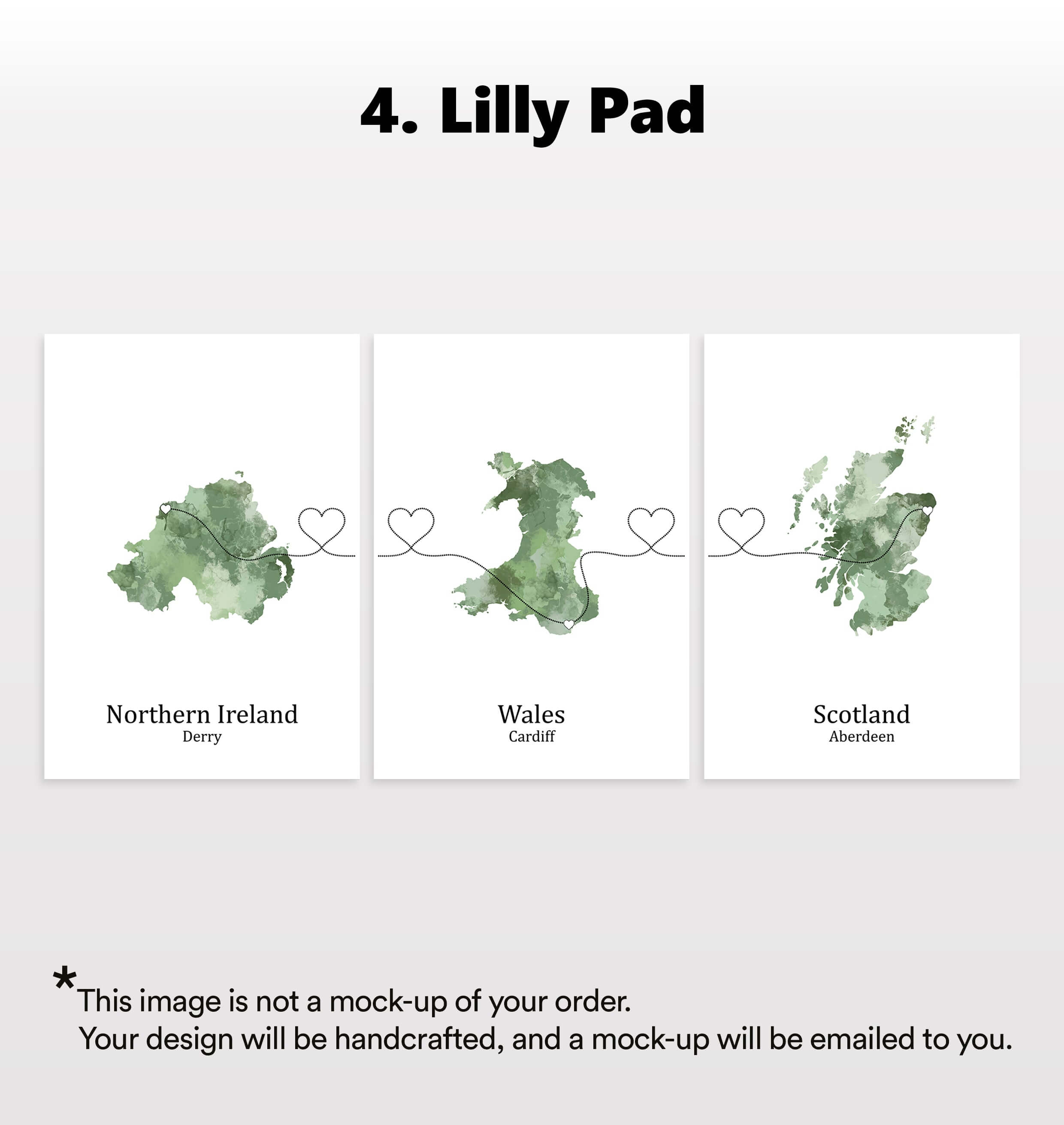 Personalised Three Location Prints 2.0 - Custom Line (Digital File Only)