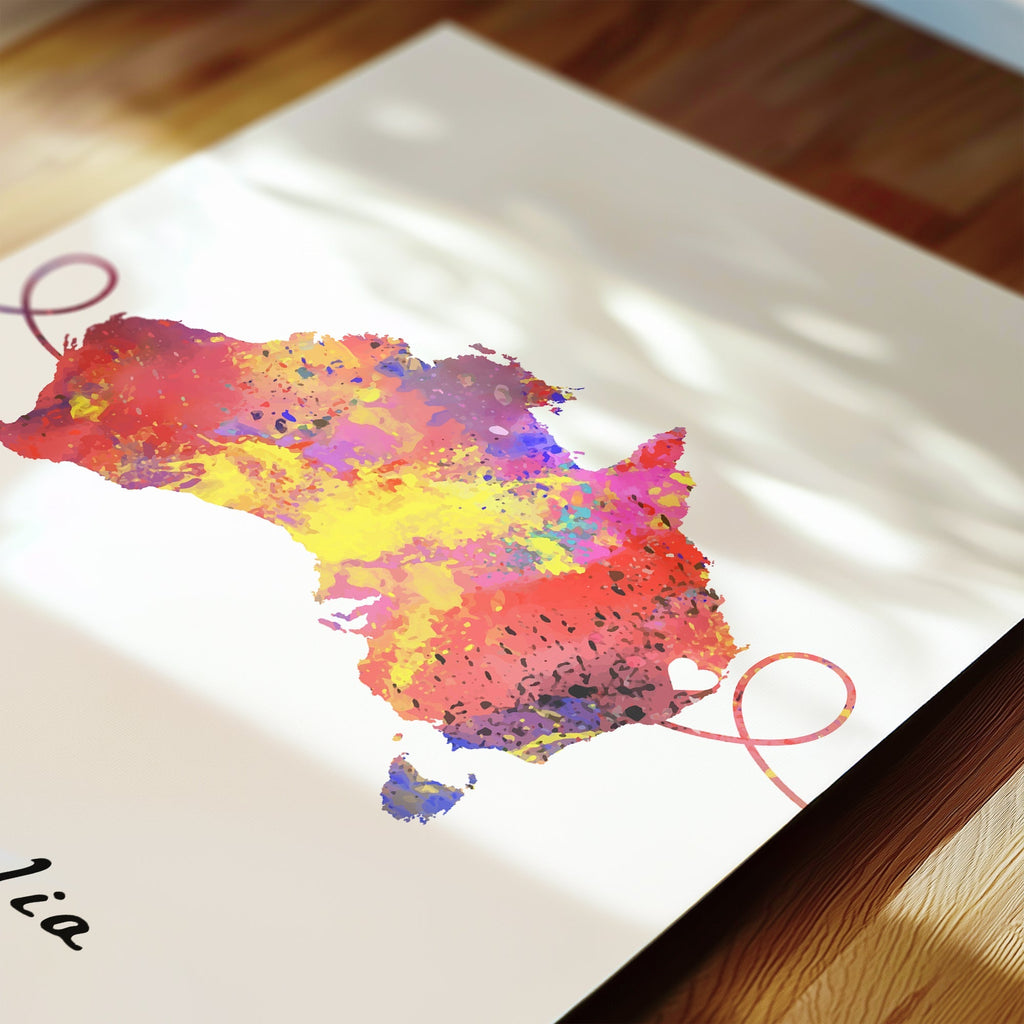 Personalised Three Location Prints